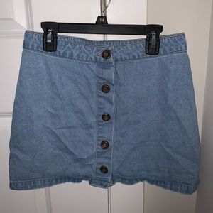 Forever 21 mini jean skirt